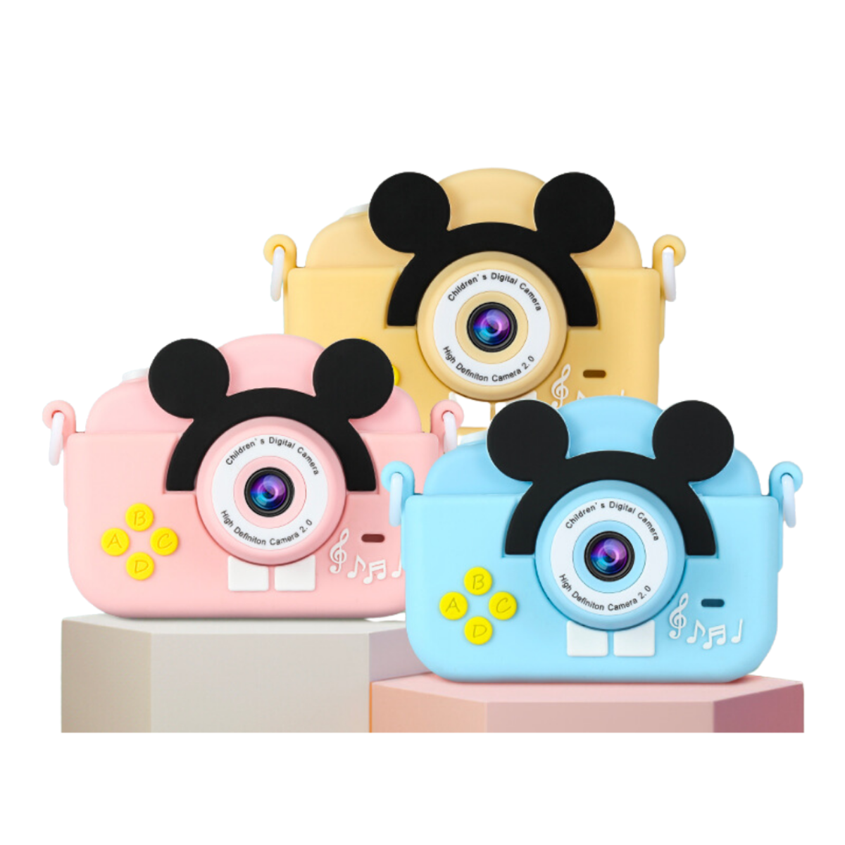 Vista 3 de Camara Infantil Digital - MODELO: ZORRO, COLOR: ROSADO